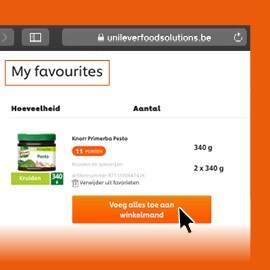 Snel en gemakkelijk bestelproces