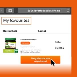 Snel en gemakkelijk bestelproces