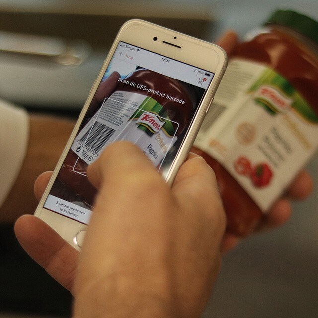 Bestellen via scanning