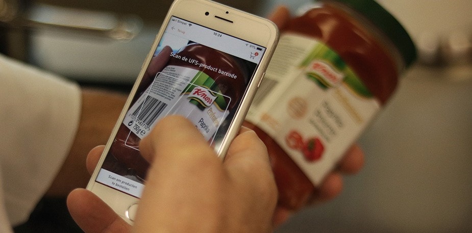 Bestellen via scanning